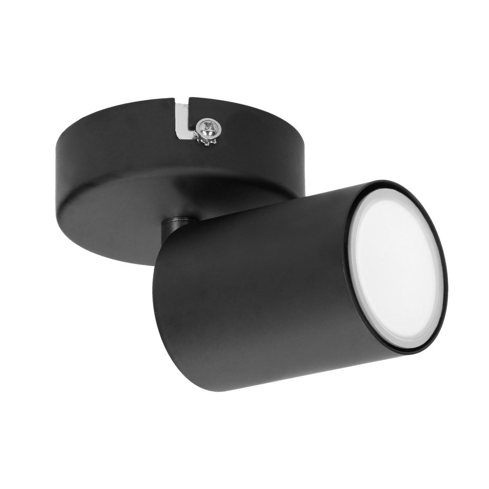 DOA SP 1, oprawa ścienno-sufitowa, GU10 max. 7W, IP20, czarna