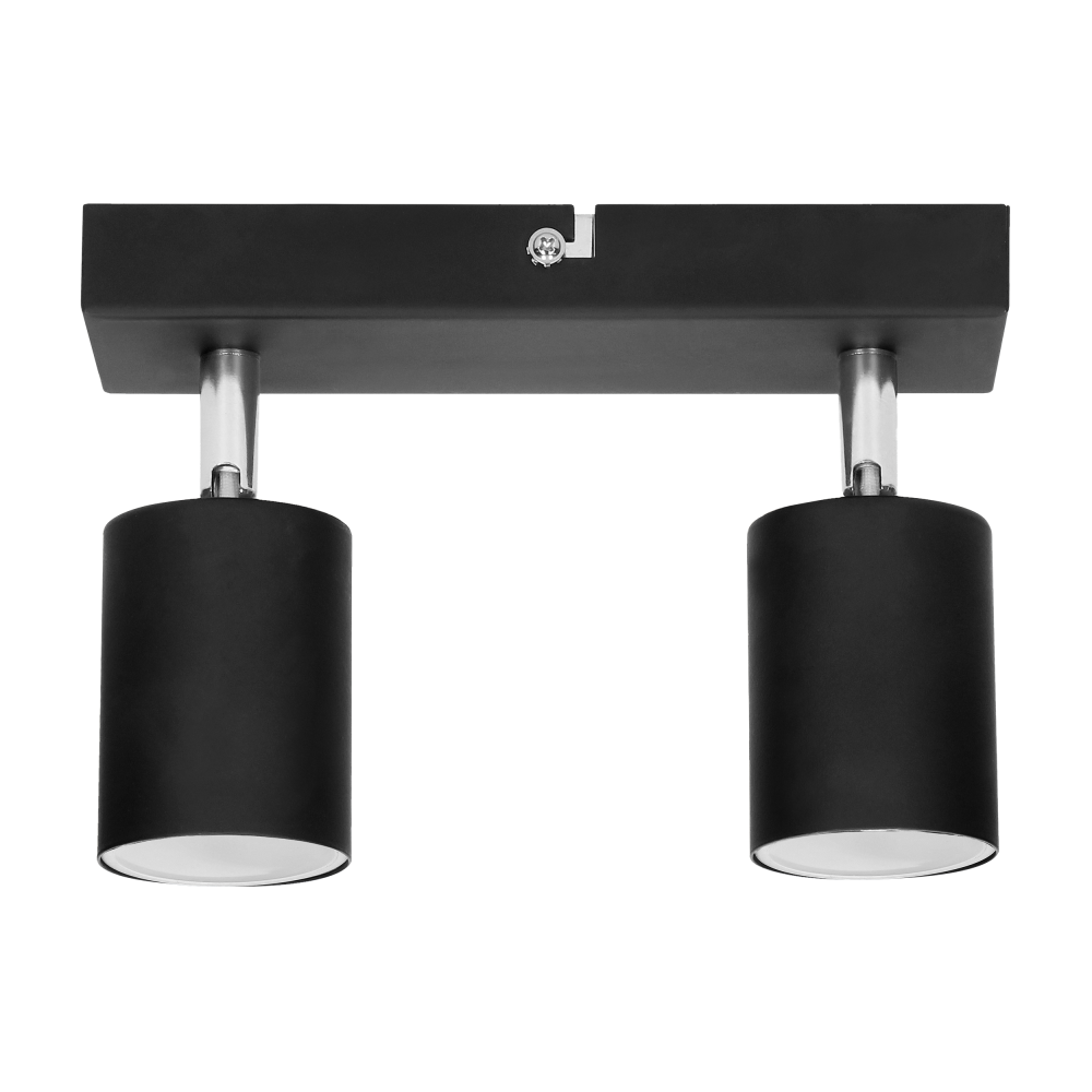 DOA SP 2, oprawa ścienno-sufitowa, GU10 max. 2x7W, IP20, czarna