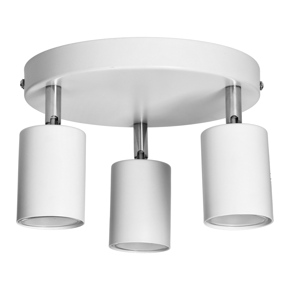 RINO wall and ceiling luminaire, max. power 3x50W, GU10, IP20, white