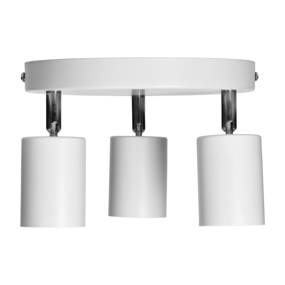 RINO wall and ceiling luminaire, max. power 3x50W, GU10, IP20, white