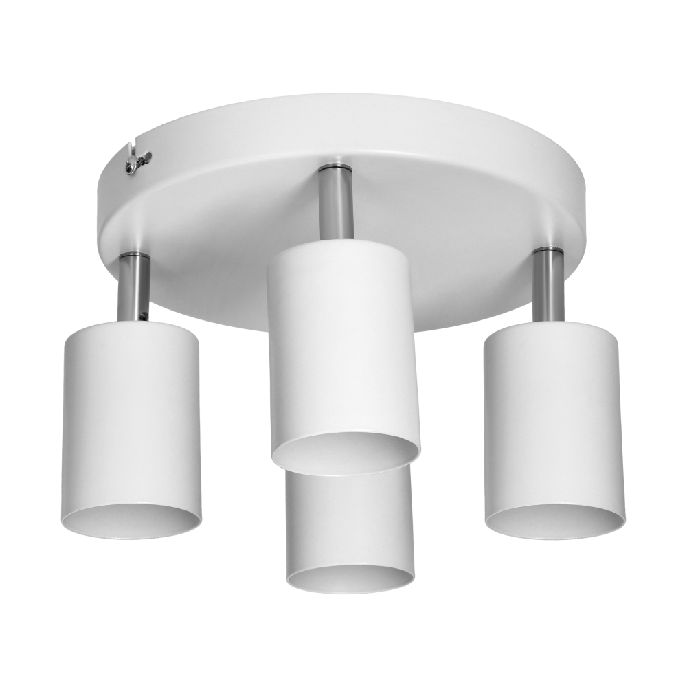 RINO wall and ceiling luminaire, max. power 4x50W, GU10, IP20, white