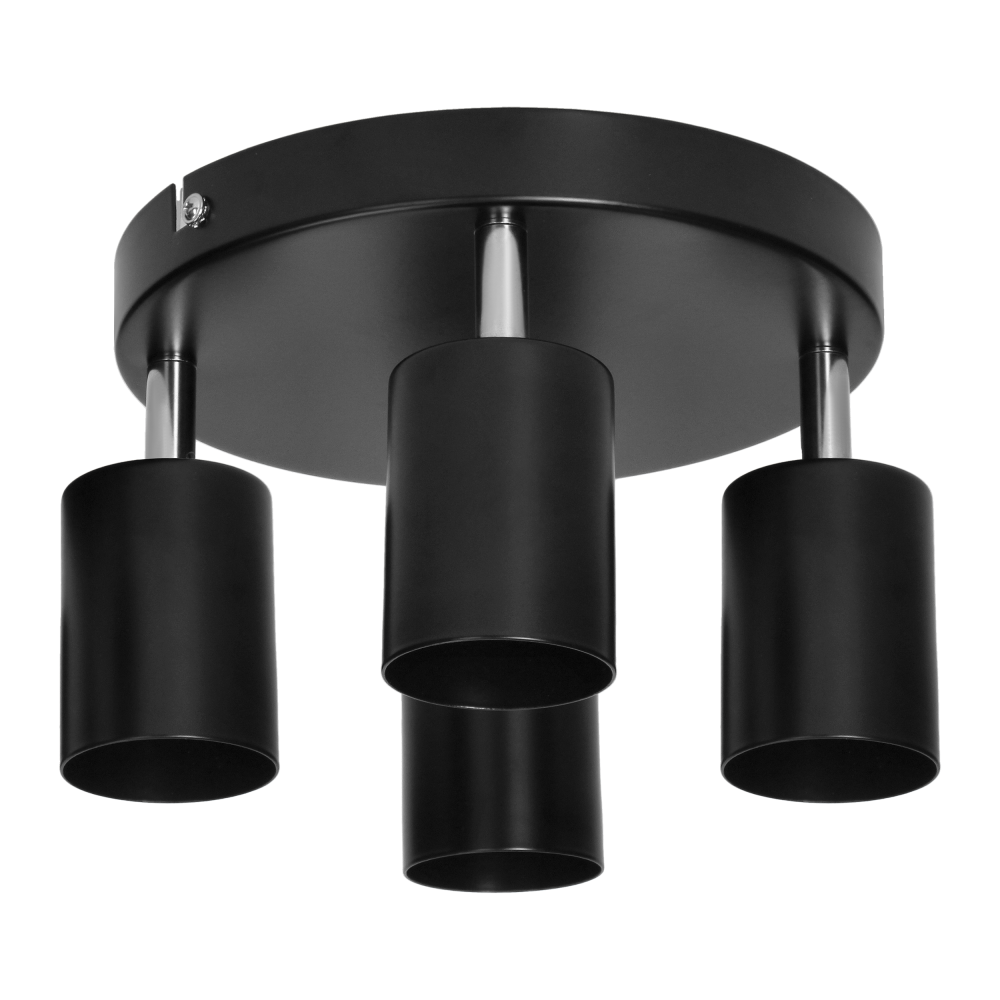 RINO wall and ceiling luminaire, max. power 4x50W, GU10, IP20, black