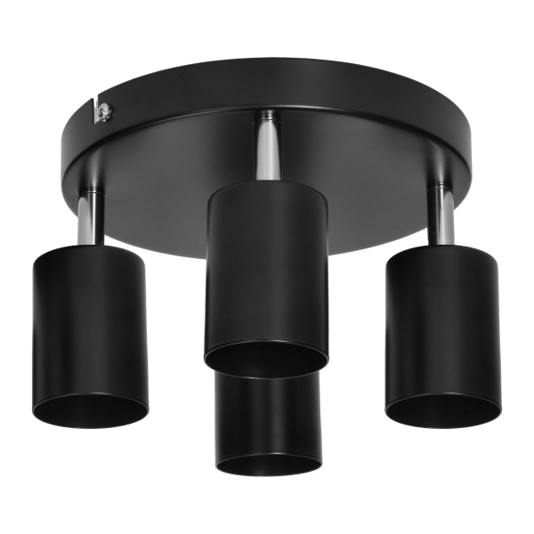 RINO wall and ceiling luminaire, max. power 4x50W, GU10, IP20, black