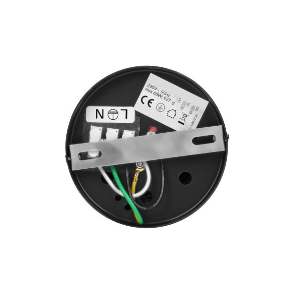 KORIN 10, downlight, 60W, E27, steel, black KORIN 10, downlight, 60W, E27, steel, black