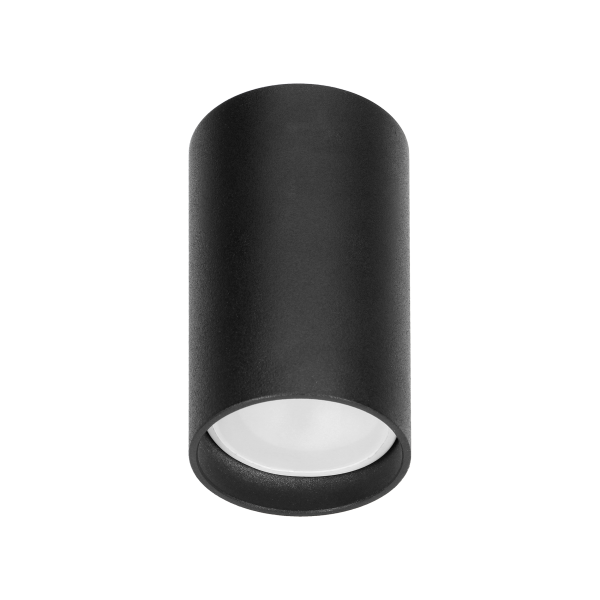 BARBRA DLR GU10 downlight max 7W, IP20, okrągły, czarny, aluminium