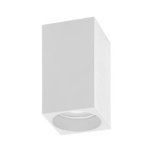 BARBRA DLS GU10 downlight max 7W, IP20, kwadrat, biały, aluminium