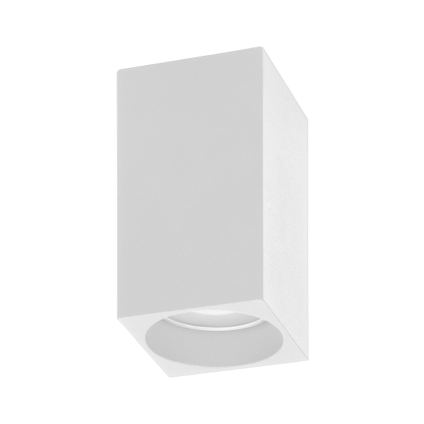 BARBRA DLS GU10 downlight max 7W, IP20, square, white, aluminium BARBRA DLS GU10 downlight max 7W, IP20, square, white, aluminium