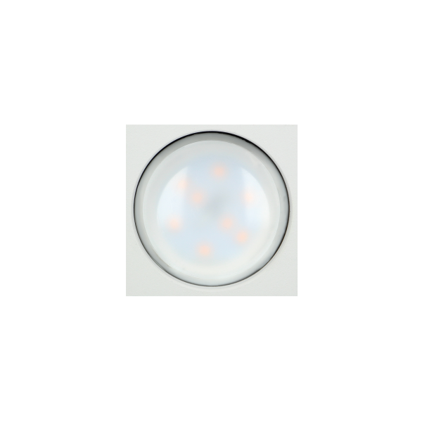 BARBRA DLS GU10 downlight max 7W, IP20, square, white, aluminium BARBRA DLS GU10 downlight max 7W, IP20, square, white, aluminium