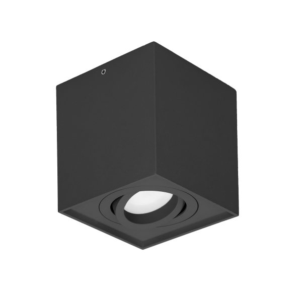 CAROLIN DLS GU10 downlight max 7W, IP20, square, black