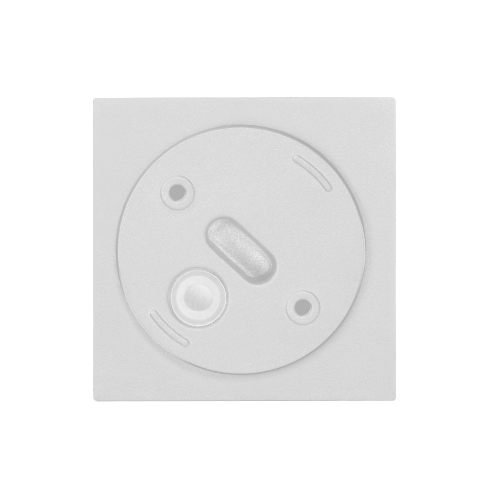 MEGY DLS GU10 downlight max 7W, IP54, kwadrat, biały, aluminium