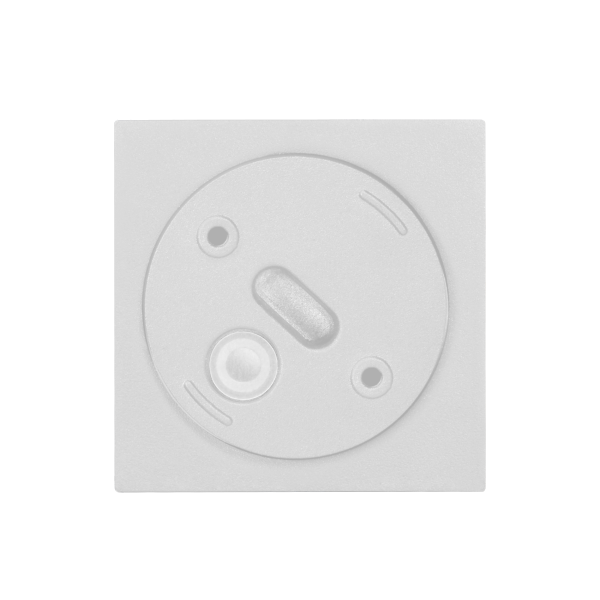 MEGY DLS GU10 downlight max 7W, IP54, kwadrat, biały, aluminium