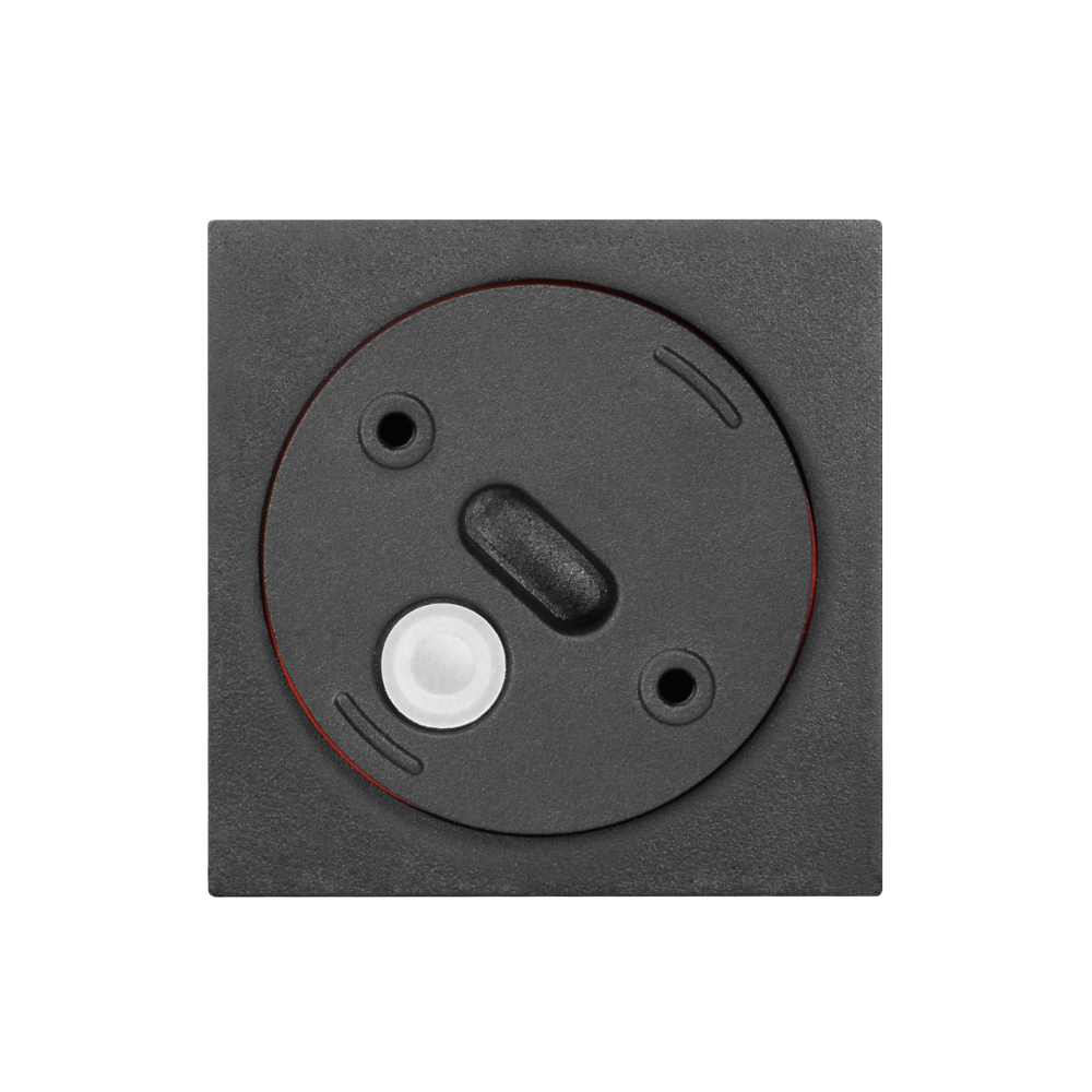 MEGY DLS GU10 downlight max 7W, IP54, kwadrat, czarny, aluminium