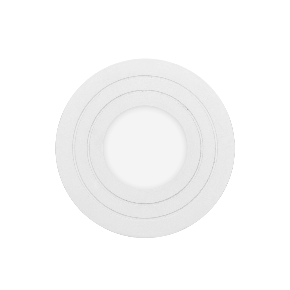 MEGY DLR GU10 downlight max 7W, IP54, round, white, aluminium