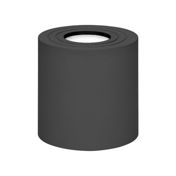 MEGY DLR GU10 downlight max 7W, IP54, round, black, aluminium