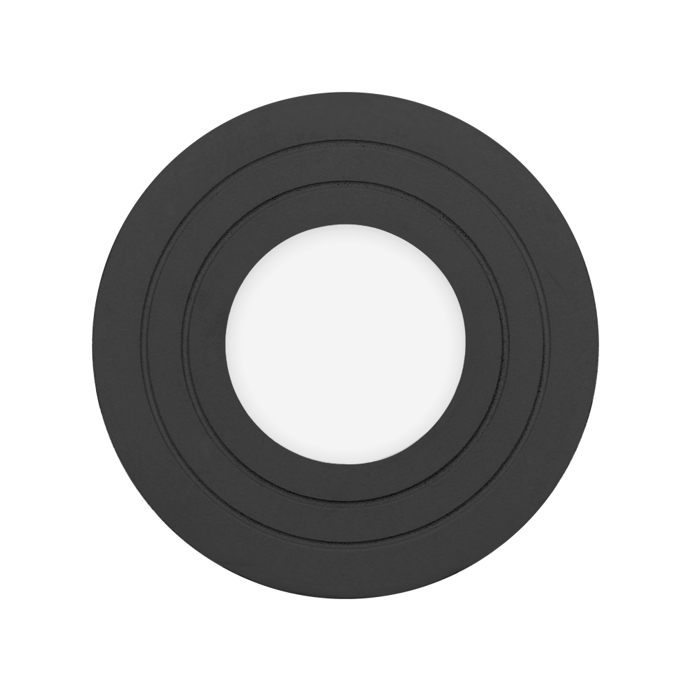 MEGY DLR GU10 downlight max 7W, IP54, round, black, aluminium