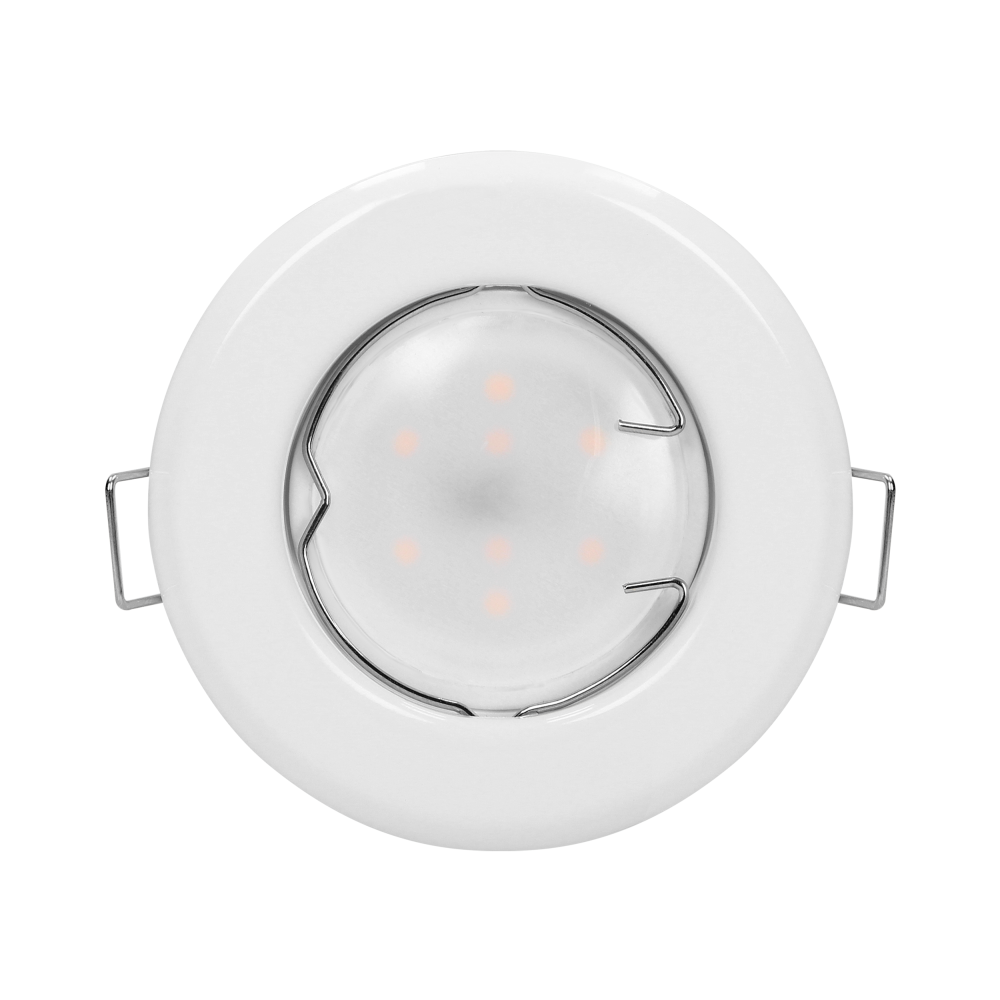 SUTRI RC decorative frame for spotlight, MR16/GU10 max 7W, round, fixed light beam, white