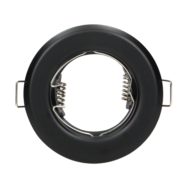 SUTRI RC decorative frame for spotlight, MR16/GU10 max 7W, round, fixed light beam, black