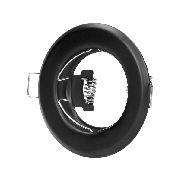 SUTRI RC decorative frame for spotlight, MR16/GU10 max 7W, round, fixed light beam, black