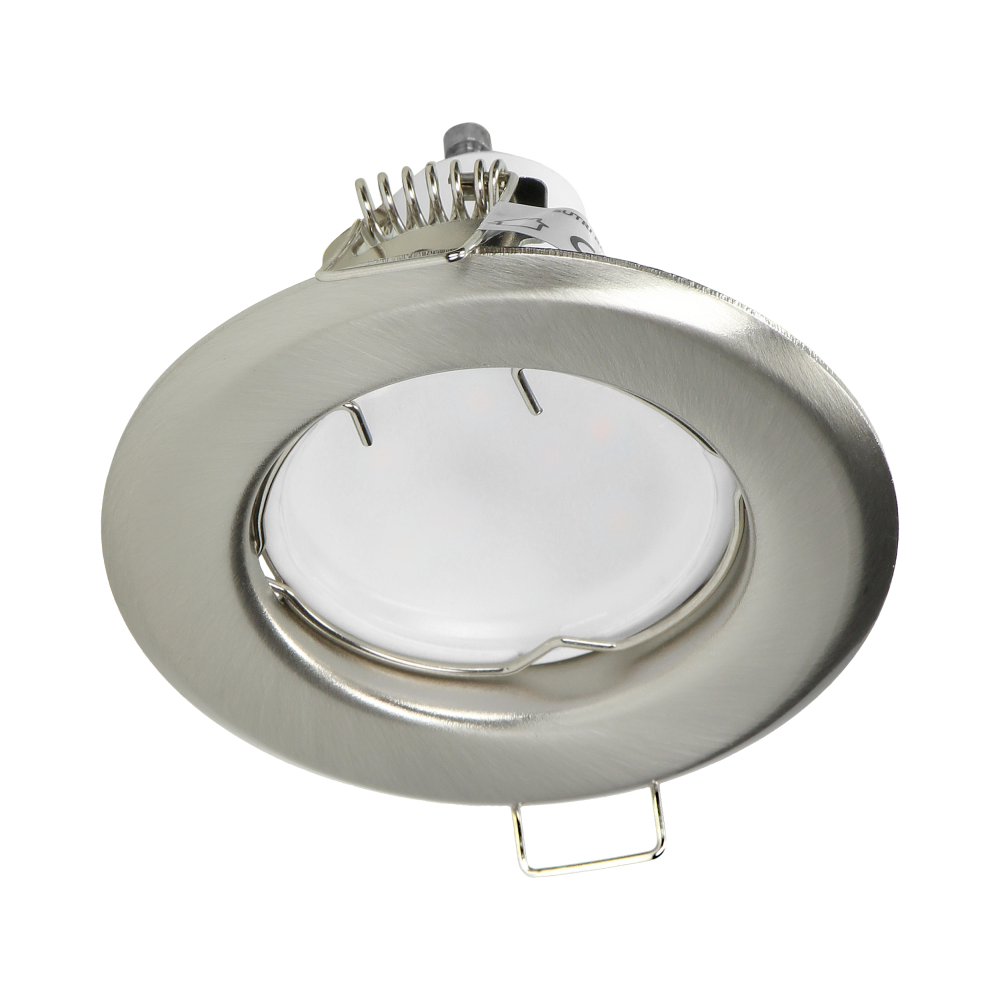 SUTRI RC decorative frame for spotlight, MR16/GU10 max 7W, round, fixed light beam, satin