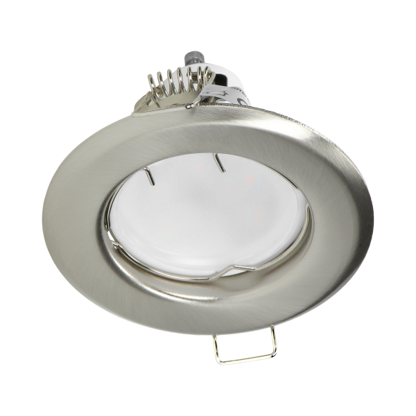 SUTRI RC decorative frame for spotlight, MR16/GU10 max 7W, round, fixed light beam, satin