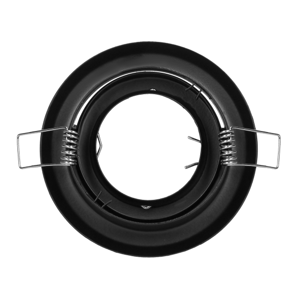 SUTRI RM decorative frame for spotlight, MR16/GU10 max 7W, round, adjustable light beam, black