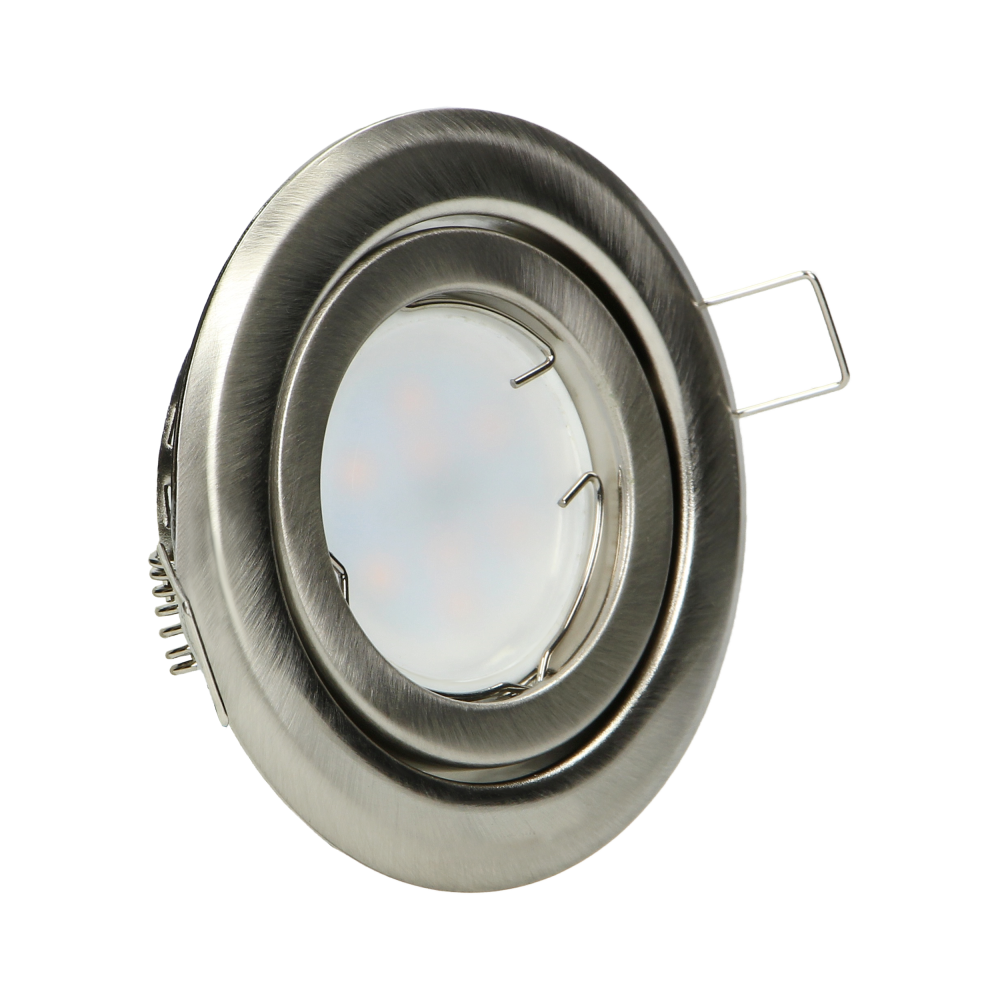 SUTRI RM decorative frame for spotlight, MR16/GU10 max 7W, round, adjustable light beam, satin