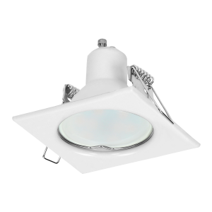 SUTRI SC decorative frame for spotlight, MR16 / GU10 max 7W, square, fixed, white