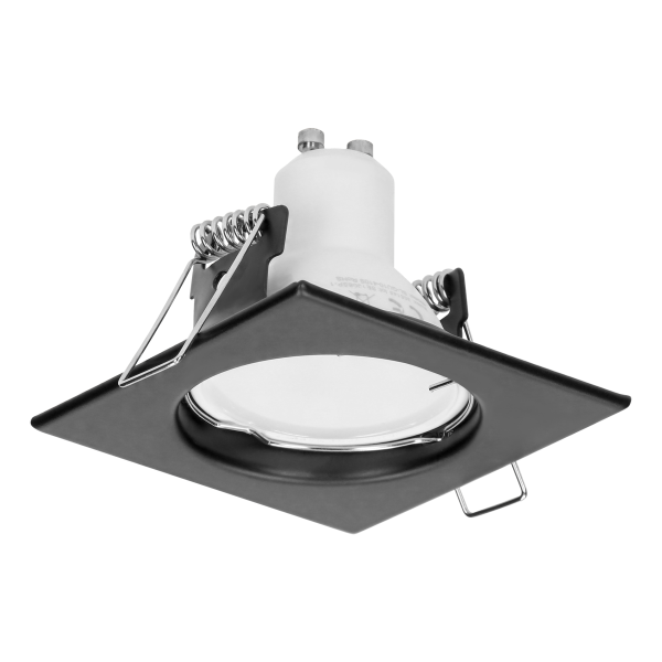 SUTRI SC ramka dekoracyjna oprawy punktowej, MR16/GU10 max 7W, kwadrat, stały, czarny