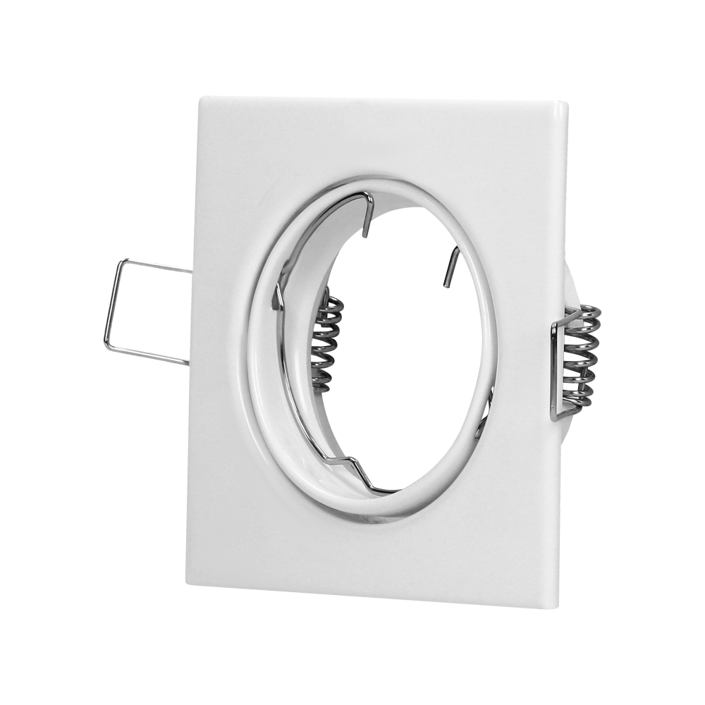SUTRI SM decorative frame for spotlight, MR16/GU10 max 7W, square, adjustable light beam, white