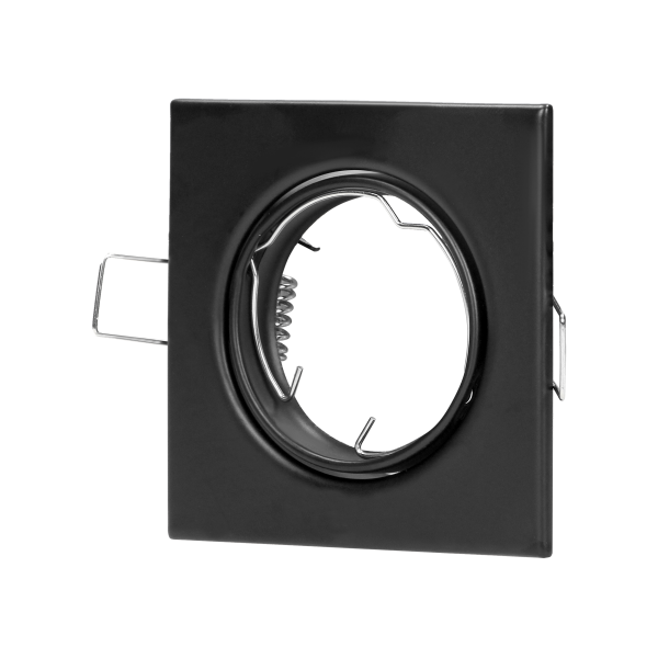 SUTRI SM decorative frame for spotlight, MR16/GU10 max 7W, square, adjustable, black