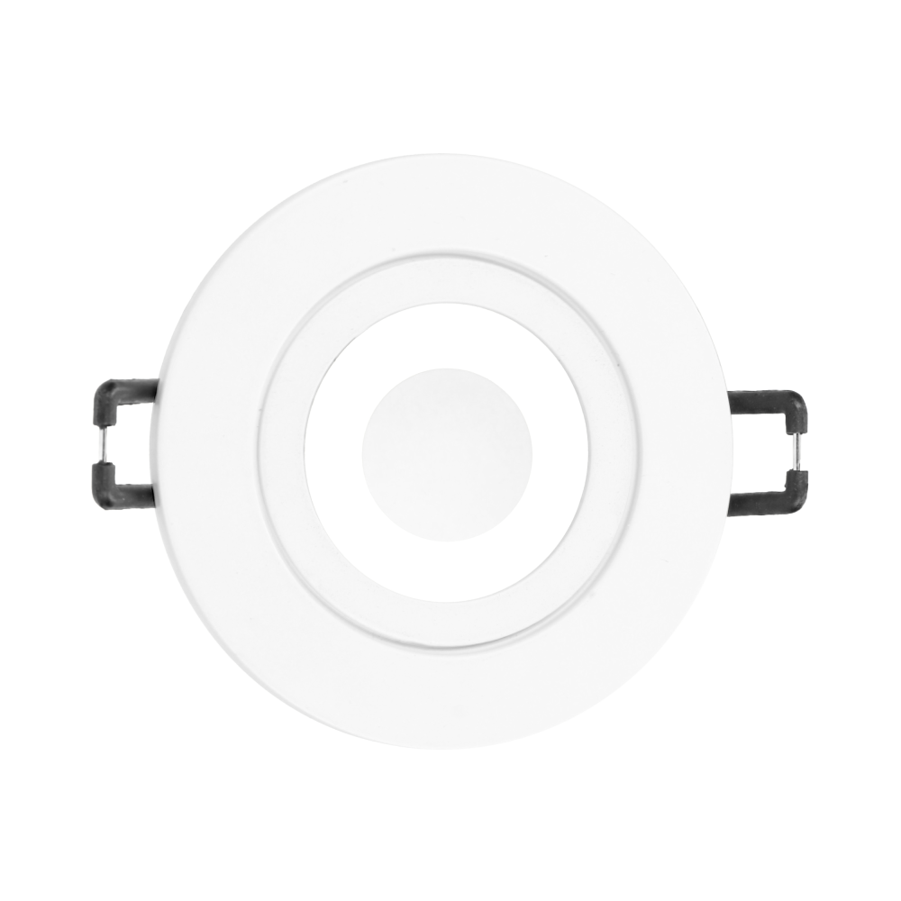 DARI R decorative frame spotlight, MR16/GU10 max 7W, circle, white IP44