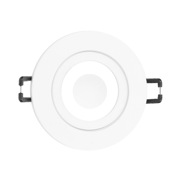 DARI R decorative frame spotlight, MR16/GU10 max 7W, circle, white IP44