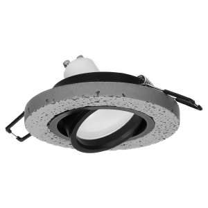 HALISI RM decorative frame for spotlight, round, movable, black, MR16 / GU10 max 50W