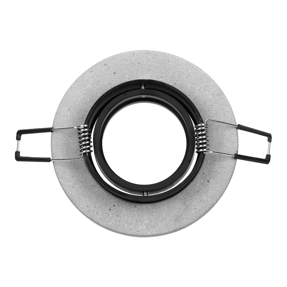 HALISI RM decorative frame for spotlight, round, movable, black, MR16 / GU10 max 50W