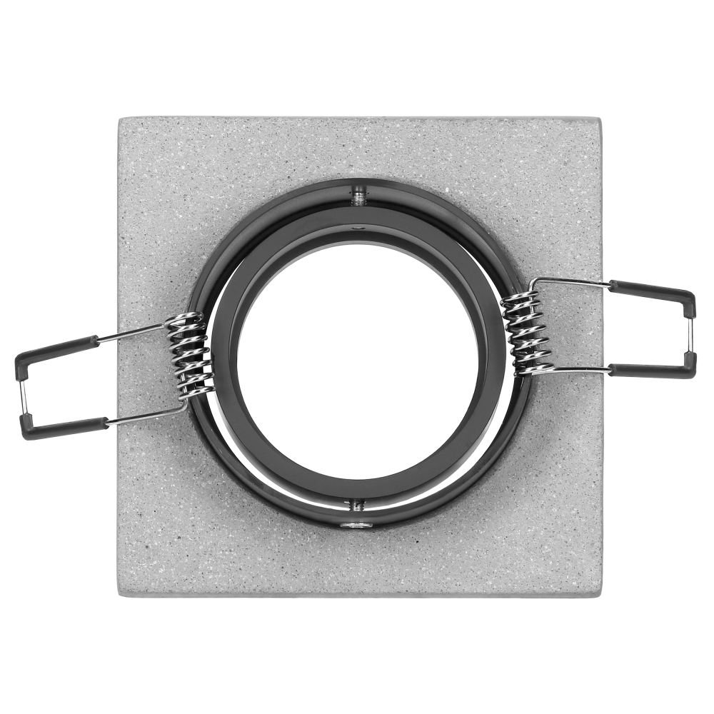 HALISI SM decorative frame for spotlight, square, movable, black, MR16 / GU10 max 50W