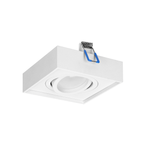 SORMUS S decorative frame for spotlight, MR16/GU10 max 7W, adjustable, square, white