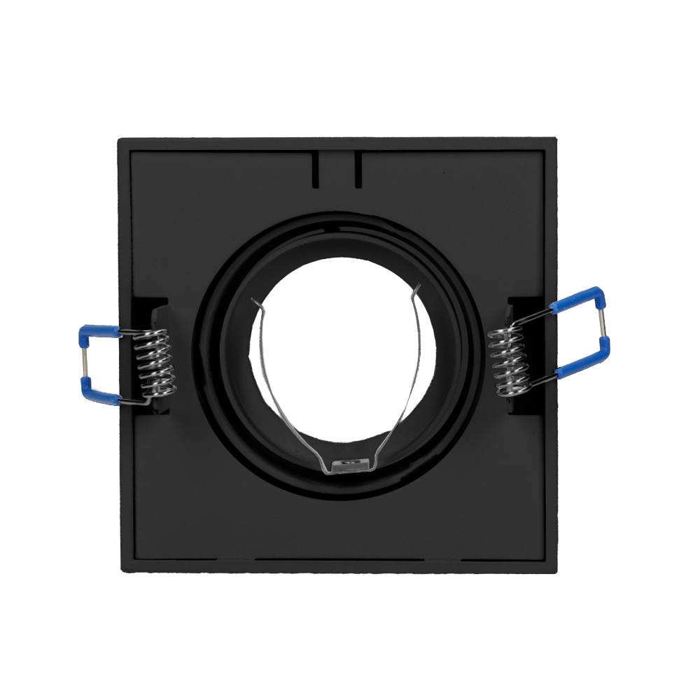 SORMUS S decorative frame for spotlight, MR16/GU10 max 7W, adjustable, square, black