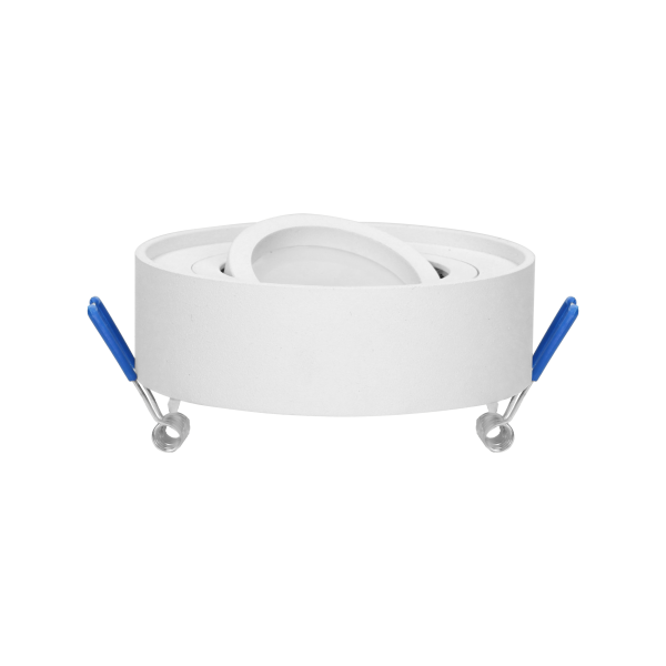 SORMUS R decorative frame for spotlight, MR16/GU10 max 7W, adjustable, round, white