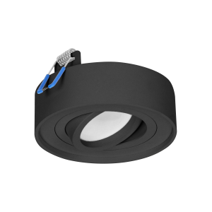 SORMUS R decorative frame for spotlight, MR16/GU10 max 7W, adjustable, circle, black