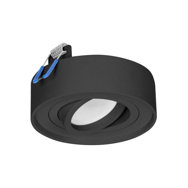 SORMUS R decorative frame for spotlight, MR16/GU10 max 7W, adjustable, circle, black