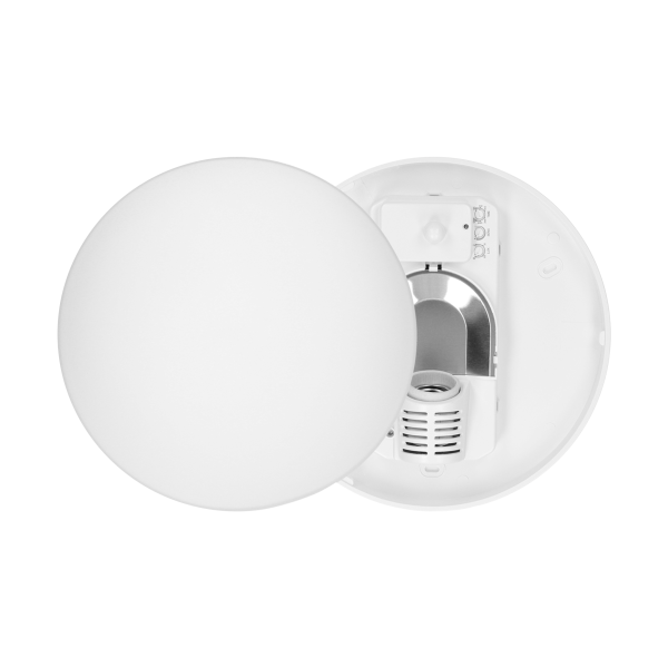 MARIN, ceiling light with microwave motion sensor, 60W, E27, IP44, mat glass