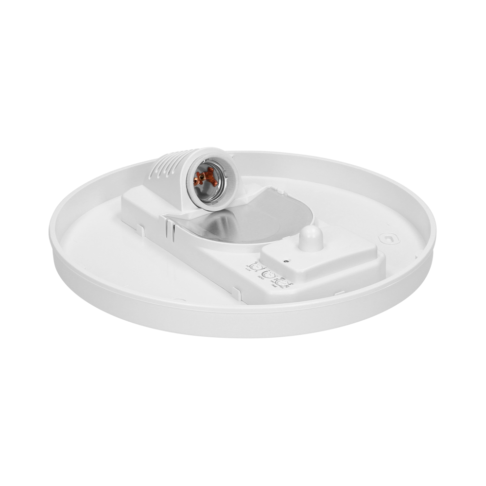 MARIN, ceiling light with microwave motion sensor, 60W, E27, IP44, mat glass