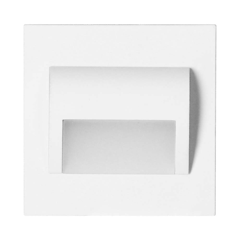 DRACO LED NEW flush-mounted staircase light fitting 1.5W, 12VDC, 30lm, 4000K, white, innovative installation