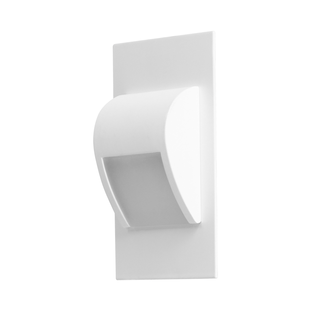 DRACO LED NEW 1,5W, oprawa schodowa podtynkowa, 12VDC, 30lm, 4000K, biała, innowacyjny sposób montażu