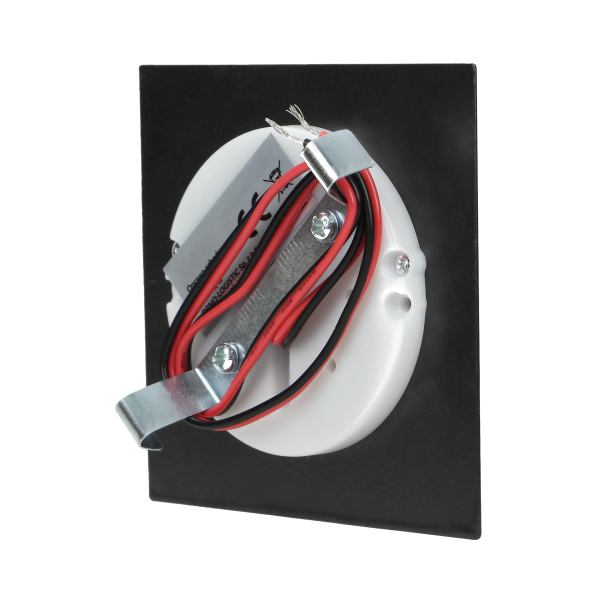 DRACO LED NEW flush-mounted staircase light fitting 1.5W, 12VDC, 30lm, 4000K, black, innovative installation
