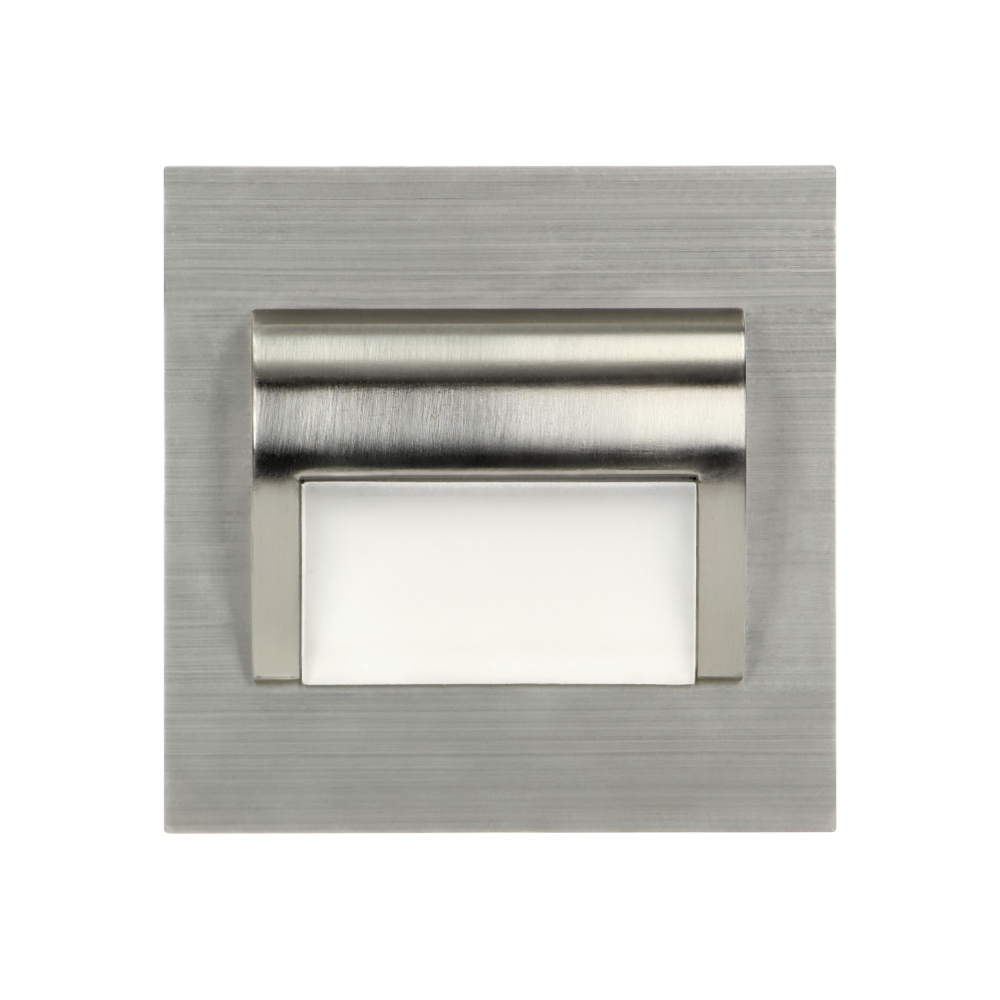 DRACO LED NEW 1.5W, flush-mounted staircase fitting 12VDC, 30lm, 6000K, satin, innovative installation