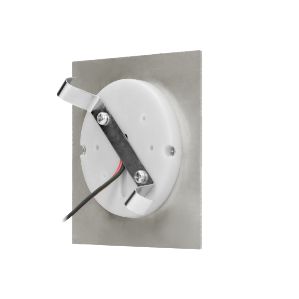 DRACO LED NEW 1.5W, flush-mounted staircase fitting 12VDC, 30lm, 6000K, satin, innovative installation
