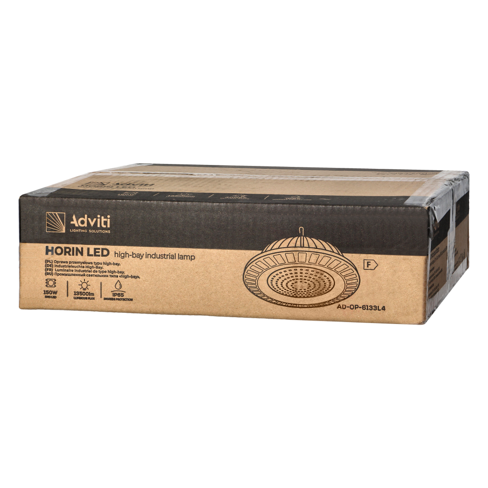 HORIN LED 150W oprawa typu highbay, 13500lm, IP65, 4000K, aluminium