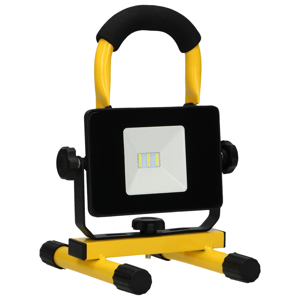 BATRI LED 10W, workshop floodlight, portable, with battery, 800lm, IP65, 6500K, 2200mAh