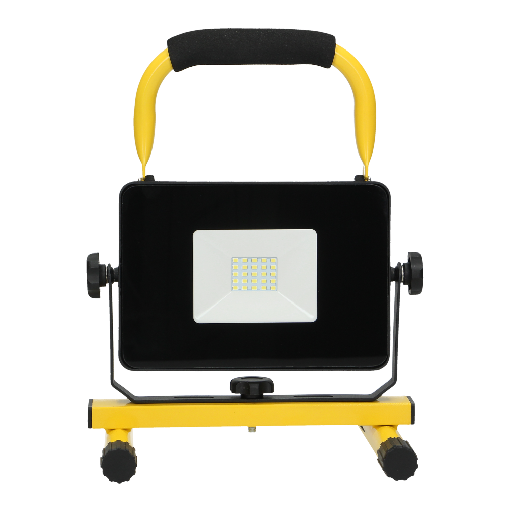 BATRI LED 20W, Naświetlacz roboczy, przenośny z akumulatorem, 1600lm, IP65, 6500K, 2200mAh